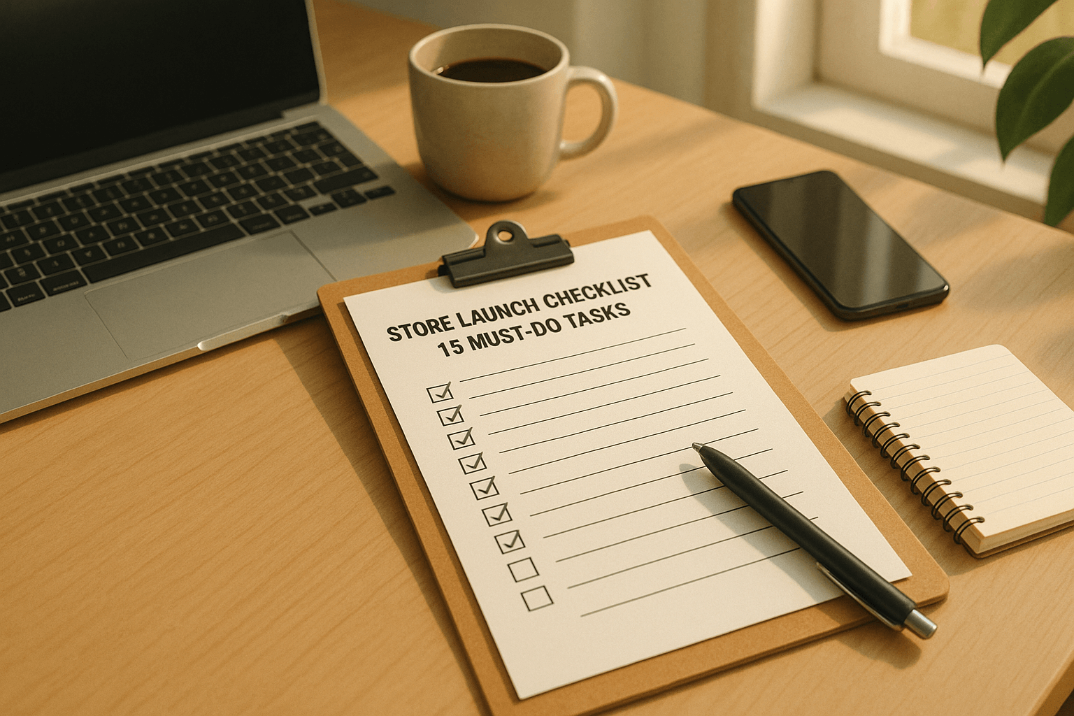 Store Launch Checklist: 15 Must-Do Tasks